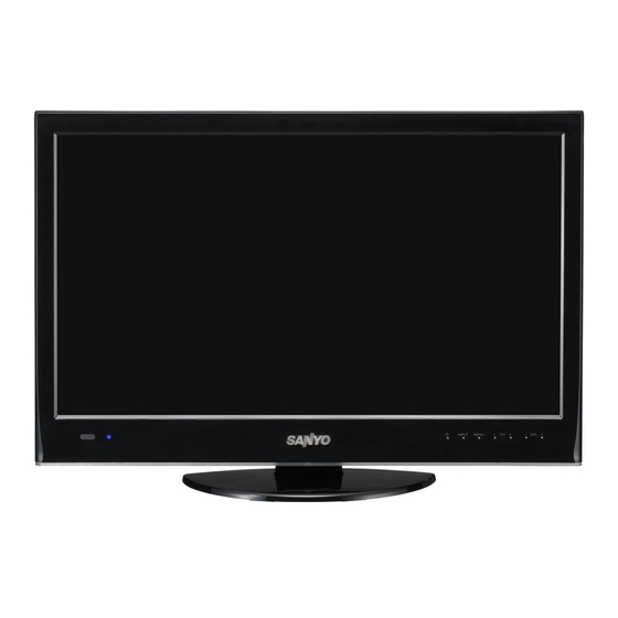 Sanyo LED-22XR10F Instruction Manual