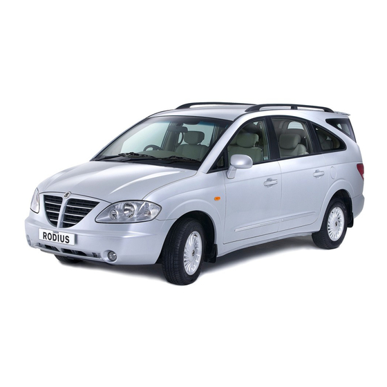 SSANGYONG STAVIC 2006 Owner's Manual