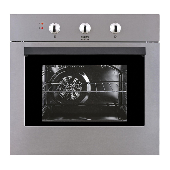 ZANUSSI ZOB 646 INSTRUCTION BOOKLET Pdf Download | ManualsLib