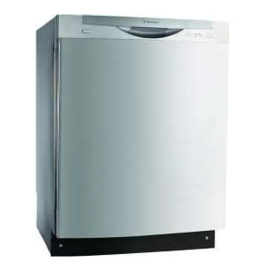 White Westinghouse Dishwasher User Manual