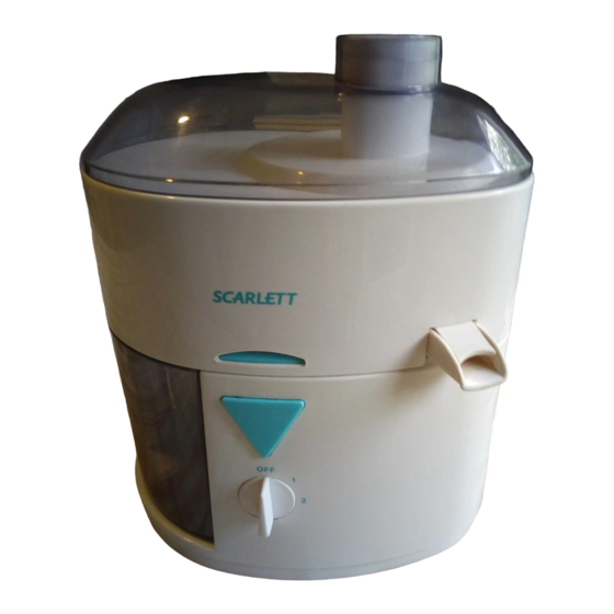 SCARLETT SC-011 INSTRUCTION MANUAL Pdf Download | ManualsLib