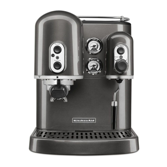 User manual KitchenAid Artisan Espressomachine (English - 16 pages)