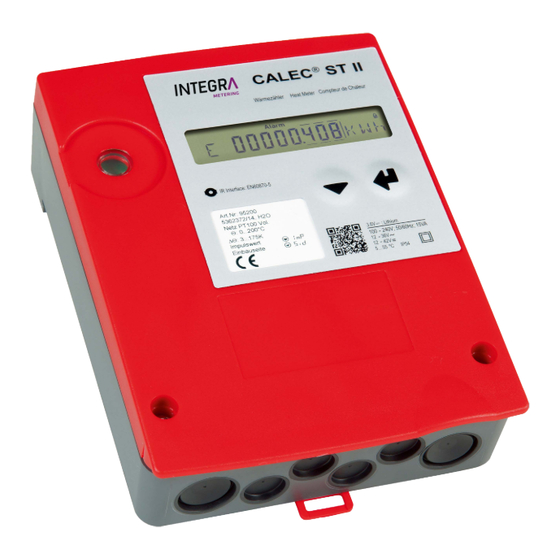 Integra CALEC ST II Installation And Operation Manual