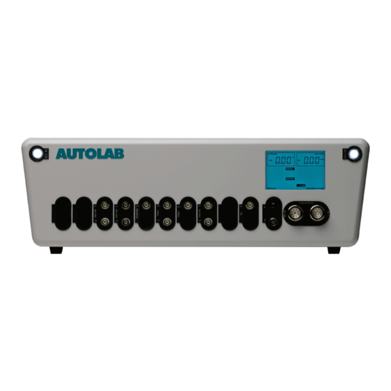 Metrohm Autolab 8 Series Manual