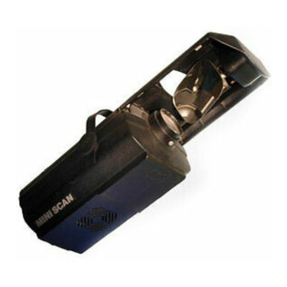 Clay Paky MINISCAN HMD 300 Instruction Manual