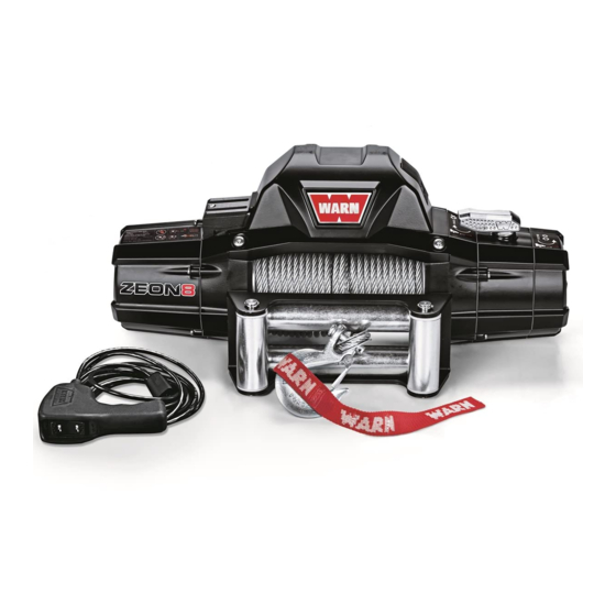 WARN ZEON8 SERVICE INSTRUCTIONS MANUAL Pdf Download ManualsLib