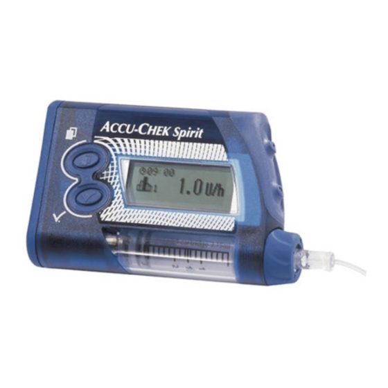 Accu-Chek insulin pump User Manual