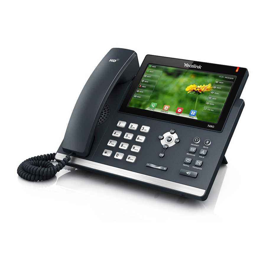 Yealink SIP-T48S Quick Start Manual