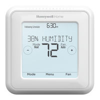 Honeywell Home RCHT8612WF Quick Install Manual