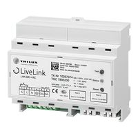 Trilux LIVELINK LAN DR PLUS RC Mounting Instructions
