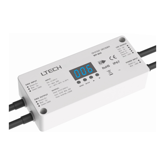 Ltech WP-804 Manual