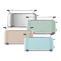 cecotec TOAST&TASTE 1600 RETRO DOUBLE INOX Instruction Manual