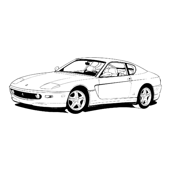 Ferrari 2000 456M GTA Owner's Manual