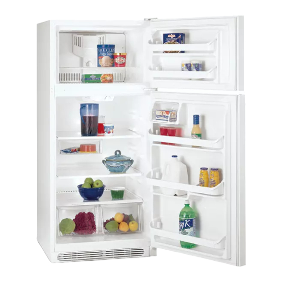 Frigidaire FRT18G6JW - 18.2 cu. Ft. Top-Freezer Refrigerator Parts Catalog
