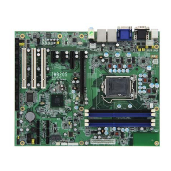 AXIOMTEK IMB205 Product User Manual