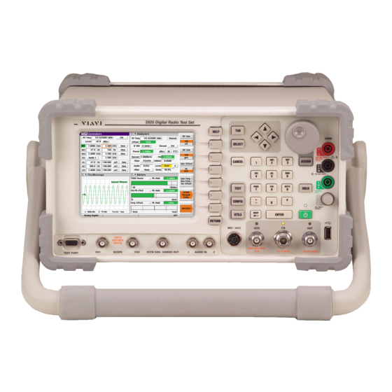 Aeroflex 3900 Series Option Manual