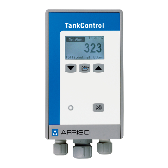 AFRISO TankControl 10 Operating Instructions Manual