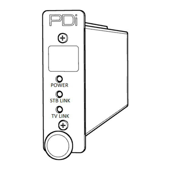 PDi PD295-001 Installation And Operating Instructions Manual