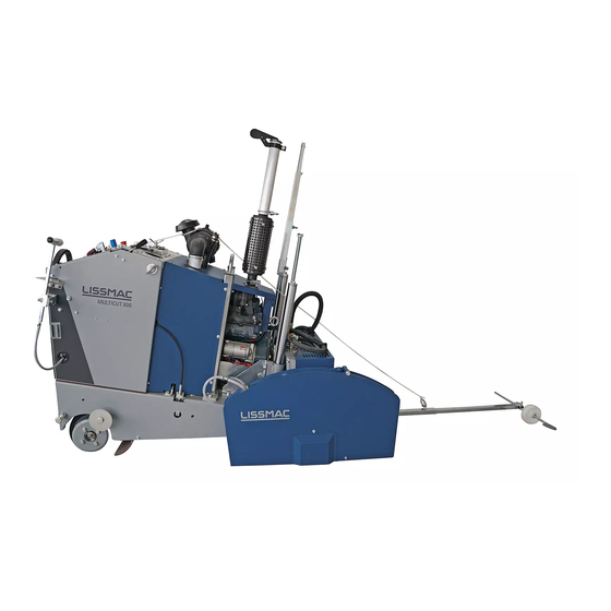 Lissmac MULTICUT 800 Operating Manual