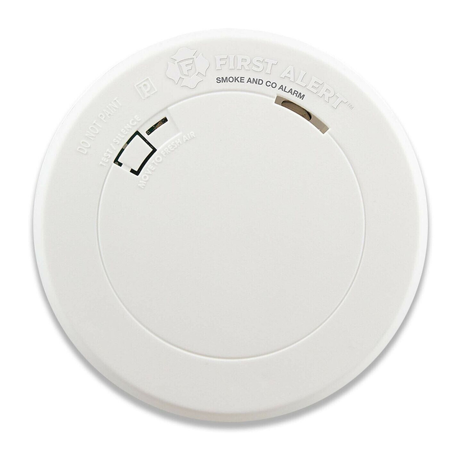 First Alert PC1210V - Smoke Alarm & Carbon Monoxide Manual