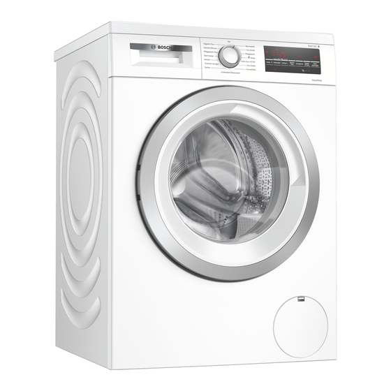 Bosch WUU28T41 Instructions For Use And Assembly