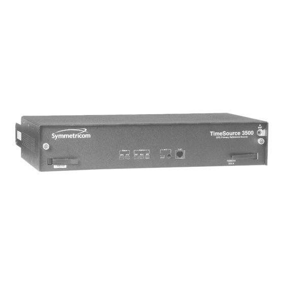 Symmetricom TimeSource 500 User Manual