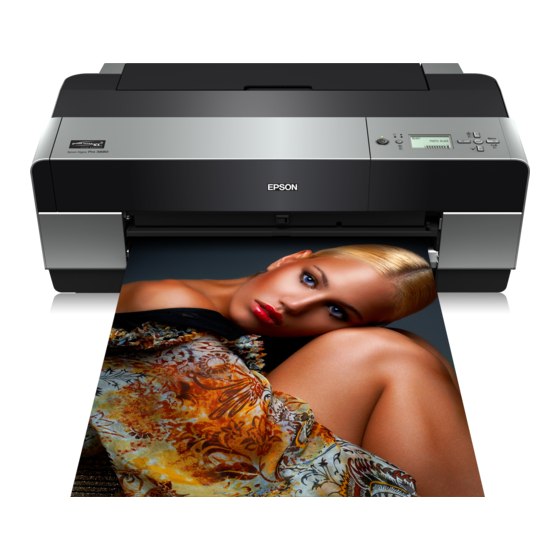 Epson Stylus Pro 3880 Network Manual