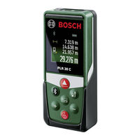 Bosch PLR 40 C Original Instructions Manual