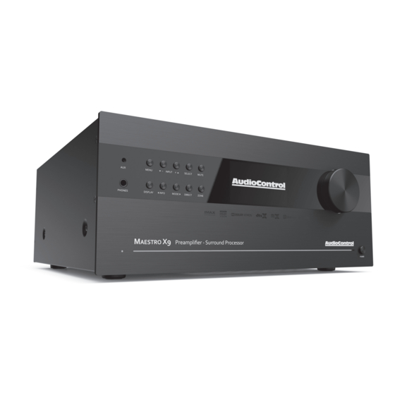 AudioControl MAESTRO X-7 Installation Manual