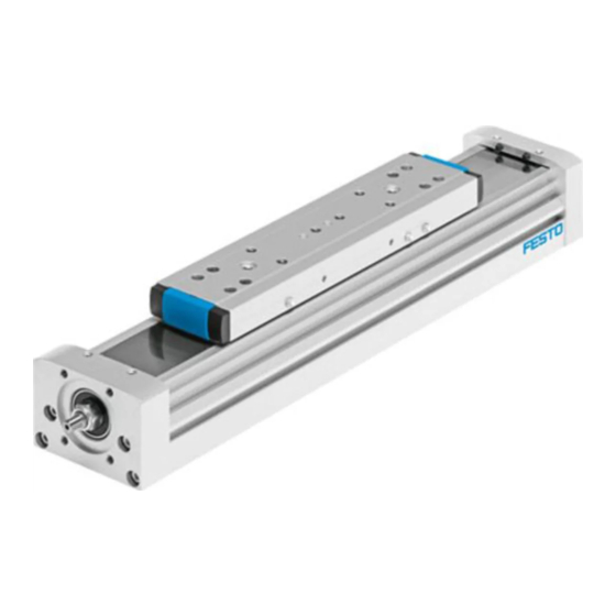 Festo ELGA-BS-KF Operating Instructions Manual