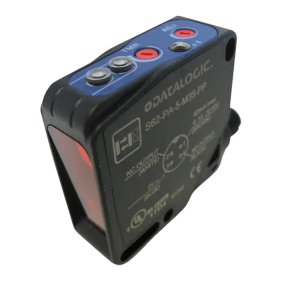 Datalogic S62 Series Instruction Manual