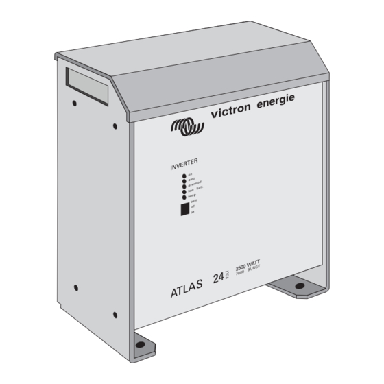 Victron energy Atlas 12/1600 User Manual