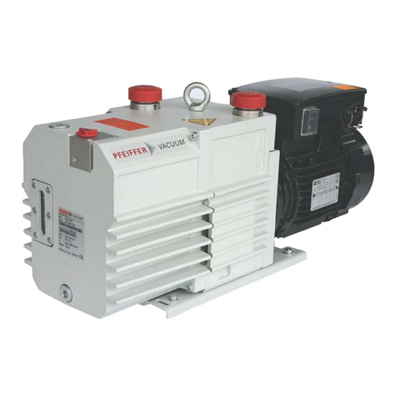 Pfeiffer Vacuum DuoLine DUO 20 M Operating Instructions Manual