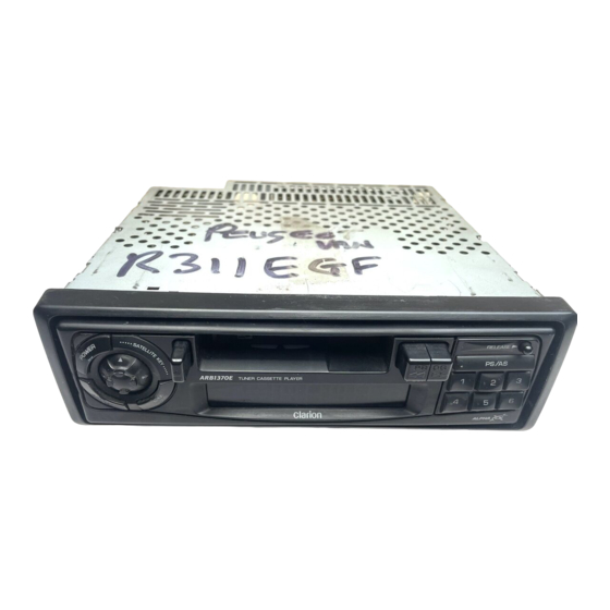 Clarion ARB1370E Service Manual