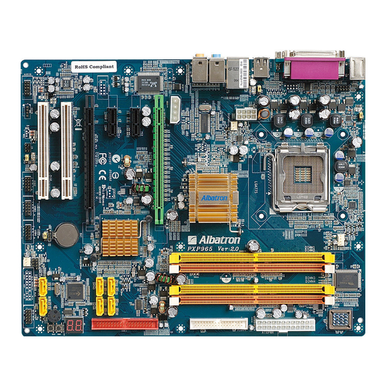 Albatron PXP965 User Manual