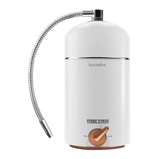 STIEBEL ELTRON Fountain User Manual
