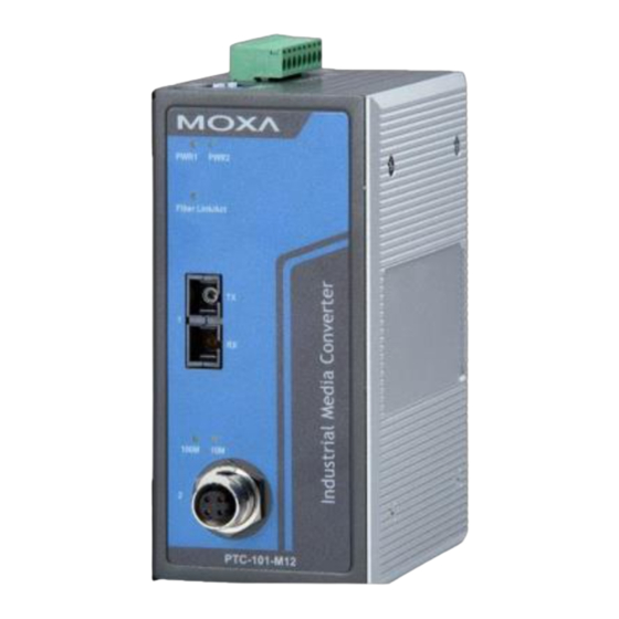 Moxa Technologies PTC-101-M12 Installation Manual