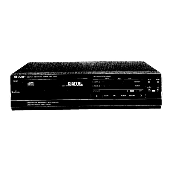 Sharp DX-111H Operation Manual