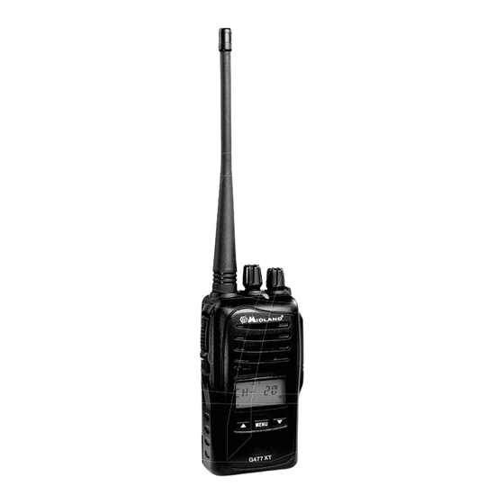 Midland G477 XT Instruction Manual