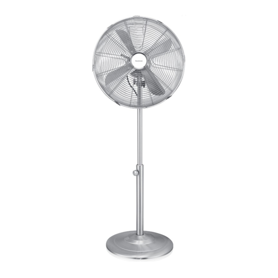 User Manuals: Sandstrom S40SPF15E Metal Pedestal Fan