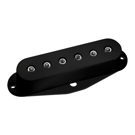 DiMarzio SDS-1 Instruction Sheet