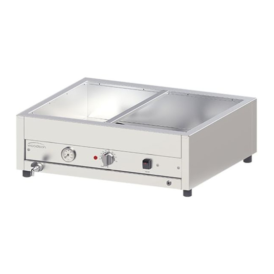 User Manuals: Woodson W.BMA22 Benchtop Bain Marie