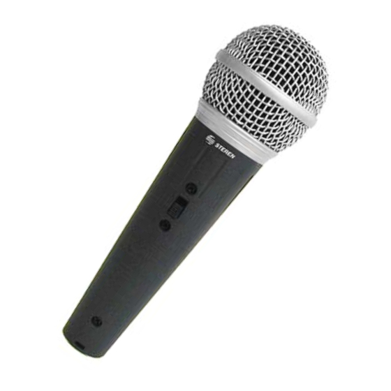 Steren MIC-PG48 Instruction Manual