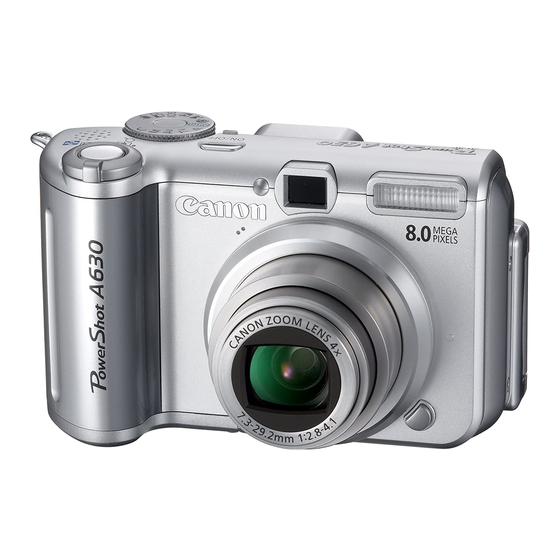 Canon PowerShot A640 User Manual