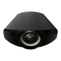 Sony VPL-VW1000ES Operating Instructions Manual