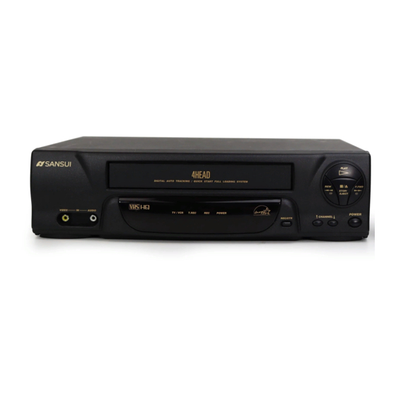 Sansui VCR4510D Owner's Manual