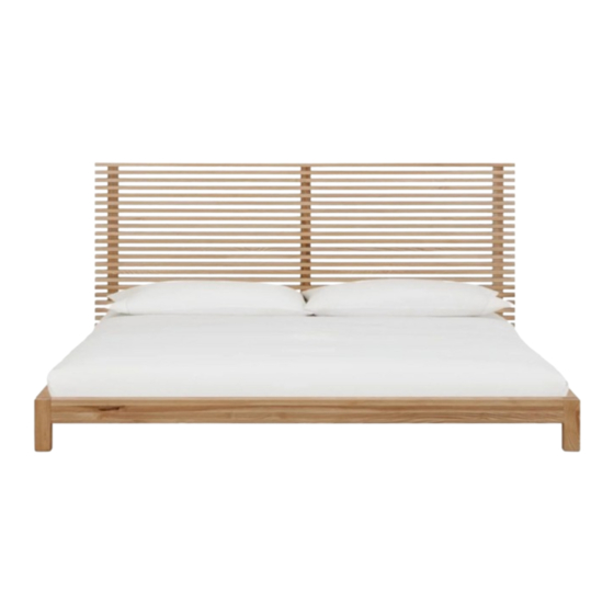 Modus Furniture TANNER QUEEN BED Assembly Instructions Manual