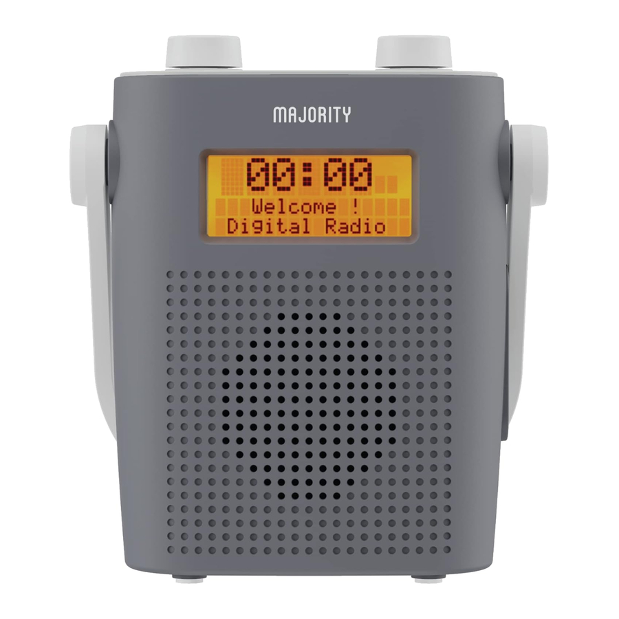 MAJORITY Eversden - Portable Bluetooth DAB Radio Manual