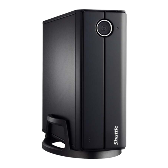 Shuttle Slim-PC Barebone XH61V Product Specification