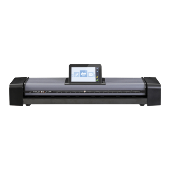 User Manuals: Contex SD One MF Large Format Scanner